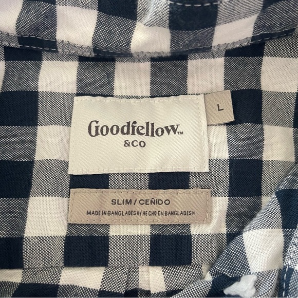 Goodiellow & Co Button Down Dress Shirt Slim Fit size: Large - Picture 2 of 7